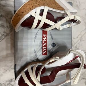 Prada Women's Wedge Sandals